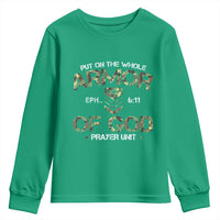 Put On The Whole Armor Of God Prayer Unit Youth Sweatshirt Ephesians 6:11 Christian Army - Wonder Print Shop