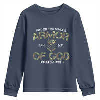 Put On The Whole Armor Of God Prayer Unit Youth Sweatshirt Ephesians 6:11 Christian Army - Wonder Print Shop