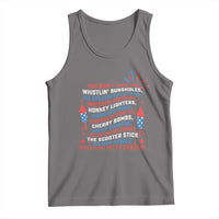Funny You Dont Have No Whistlin Bungholes Tank Top USA Flag 4th Of July