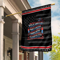 Funny You Dont Have No Whistlin Bungholes Garden Flag USA Flag 4th Of July