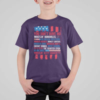 Funny You Dont Have No Whistlin Bugholes T Shirt For Kid 4th Of July American Flag