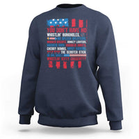 Funny You Dont Have No Whistlin Bugholes Sweatshirt 4th Of July American Flag