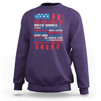 Funny You Dont Have No Whistlin Bugholes Sweatshirt 4th Of July American Flag