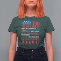 Funny You Dont Have No Whistlin Bugholes T Shirt For Women 4th Of July American Flag