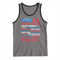Funny You Dont Have No Whistlin Bugholes Tank Top 4th Of July American Flag