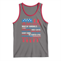 Funny You Dont Have No Whistlin Bugholes Tank Top 4th Of July American Flag