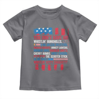 Funny You Dont Have No Whistlin Bugholes Toddler T Shirt 4th Of July American Flag