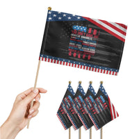 Funny You Dont Have No Whistlin Bugholes Patriotic Handheld Flag 4th Of July American Flag