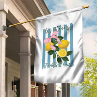 Funny Les Citrons Fruits Frais Garden Flag Summer Lemon Tropical Coquette - Wonder Print Shop