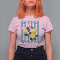 Funny Les Citrons Fruits Frais T Shirt For Women Summer Lemon Tropical Coquette - Wonder Print Shop