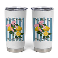 Funny Les Citrons Fruits Frais Tumbler Cup Summer Lemon Tropical Coquette - Wonder Print Shop