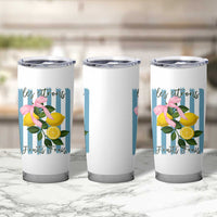 Funny Les Citrons Fruits Frais Tumbler Cup Summer Lemon Tropical Coquette - Wonder Print Shop