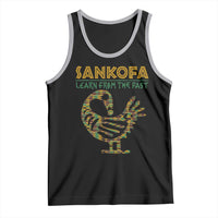 Sankofa Learn From The Past Tank Top African Bird Black History Akan Pattern