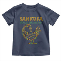 Sankofa Learn From The Past Toddler T Shirt African Bird Black History Akan Pattern
