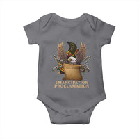 Emancipation Proclamation Baby Onesie Juneteenth End of Slavery Bald Eagle