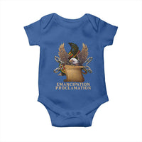 Emancipation Proclamation Baby Onesie Juneteenth End of Slavery Bald Eagle
