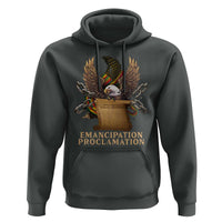 Emancipation Proclamation Hoodie Juneteenth End of Slavery Bald Eagle