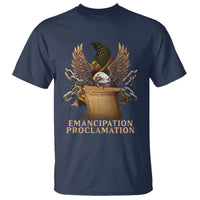 Emancipation Proclamation T Shirt Juneteenth End of Slavery Bald Eagle
