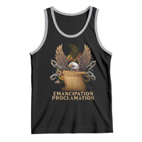 Emancipation Proclamation Tank Top Juneteenth End of Slavery Bald Eagle