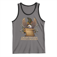 Emancipation Proclamation Tank Top Juneteenth End of Slavery Bald Eagle