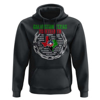 Juneteenth Galveston Texas Hoodie Break The Chain Freedom Since 1865