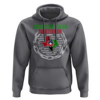 Juneteenth Galveston Texas Hoodie Break The Chain Freedom Since 1865