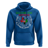 Juneteenth Galveston Texas Hoodie Break The Chain Freedom Since 1865