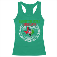 Juneteenth Galveston Texas Racerback Tank Top Break The Chain Freedom Since 1865