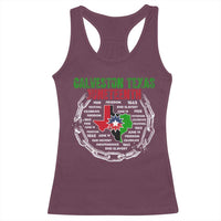 Juneteenth Galveston Texas Racerback Tank Top Break The Chain Freedom Since 1865
