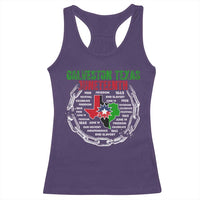 Juneteenth Galveston Texas Racerback Tank Top Break The Chain Freedom Since 1865