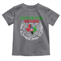 Juneteenth Galveston Texas Toddler T Shirt Break The Chain Freedom Since 1865