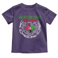 Juneteenth Galveston Texas Toddler T Shirt Break The Chain Freedom Since 1865
