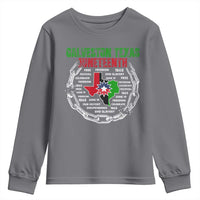 Juneteenth Galveston Texas Youth Sweatshirt Break The Chain Freedom Since 1865