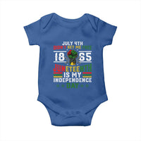 July 4th Didn't Set Me Free 1865 Juneteenth Is My Independence Day Baby Onesie