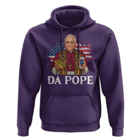 Funny Da Pope America Chicago Leo XIV Hoodie Hotdog And Beer