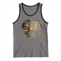 Juneteenth Black Queen Nutritional Facts Tank Top Afro Melanin Queen