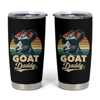 Goat Daddy Tumbler Cup Funny Goat Father Retro Vintage