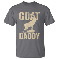 Goat Daddy T Shirt Funny Goat Father Vintage