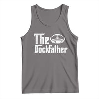 The Dockfather Tank Top Funny Boat Captain Dad Boating Humor Father's Day