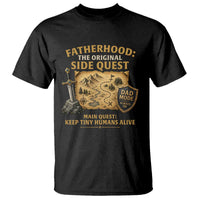 RPG Dad T Shirt Fatherhood The Original Side Quest Dad Mode D20 Tabletop Games