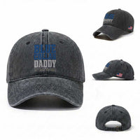 Blue Collar Daddy Dirty Hands Busy Nights Washed Cotton Baseball Cap Funny Father's Day Gifts
