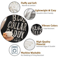 Blue Collar Daddy Dirty Hands Busy Nights Throw Blanket Mechanic Dad Father's Day Gifts