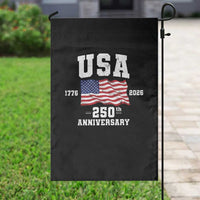 250th Anniversary USA 4th of July America US Flag Patriotic Garden Flag