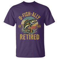 Fishing Retirement T Shirt O Fish Ally Retired 2026 Fisherman Gifts