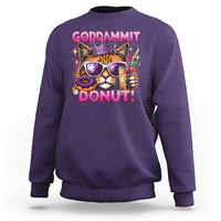 Funny Goddammit Cat Princess Meme Sweatshirt Cartoon Style