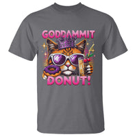 Funny Goddammit Cat Princess Meme T Shirt Cartoon Style
