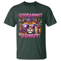 Funny Goddammit Cat Princess Meme T Shirt Cartoon Style