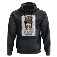 Funny Aunt Hoodie Love Spoil Give Them Back Auntie Life Messy Bun - Wonder Print Shop