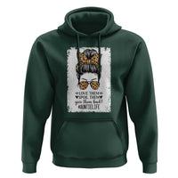 Funny Aunt Hoodie Love Spoil Give Them Back Auntie Life Messy Bun - Wonder Print Shop