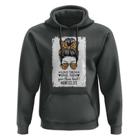 Funny Aunt Hoodie Love Spoil Give Them Back Auntie Life Messy Bun - Wonder Print Shop
